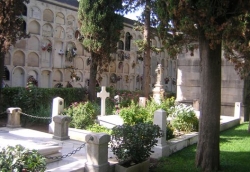 Imatge del cementiri.