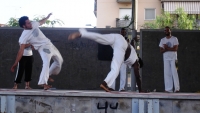 Exhibició de capoeira a la Festa de la Diversitat