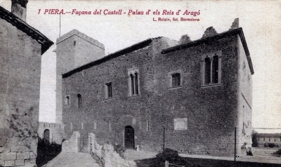 Palau dels reis d’Aragó just des- prés de la restauració de 1916
