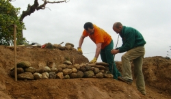 Taller de pedra seca a Sant Jaume Sesoliveres