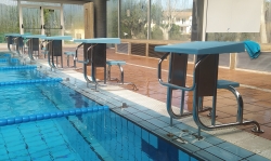 L’Ajuntament de Piera instal·la uns nous pòdiums a la piscina municipal