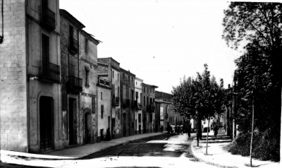 Cal Pelagalls forma part del barri de les Guineus (vers 1950)